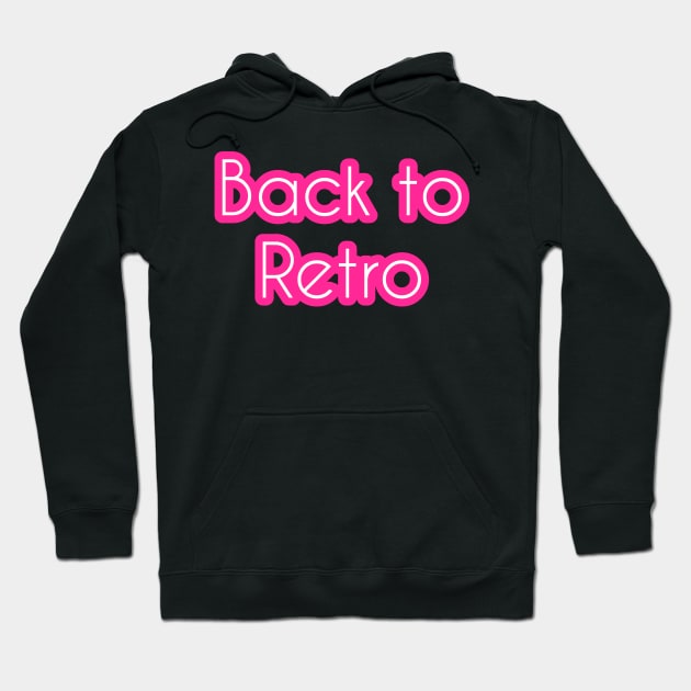 back to retro Hoodie by FromBerlinGift